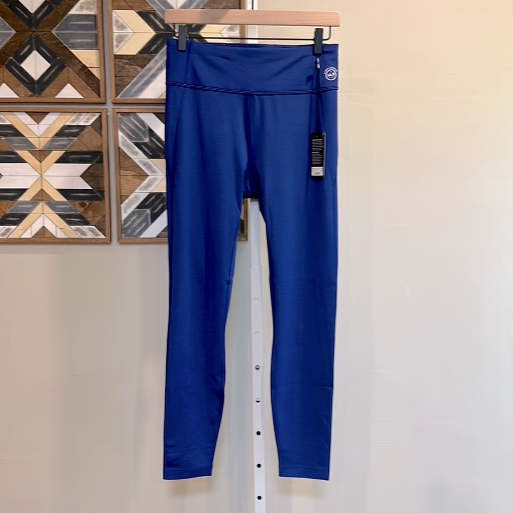 Allbirds Women’s Natural Legging Merino Wool Blend Hazy Cobalt Medium NWT